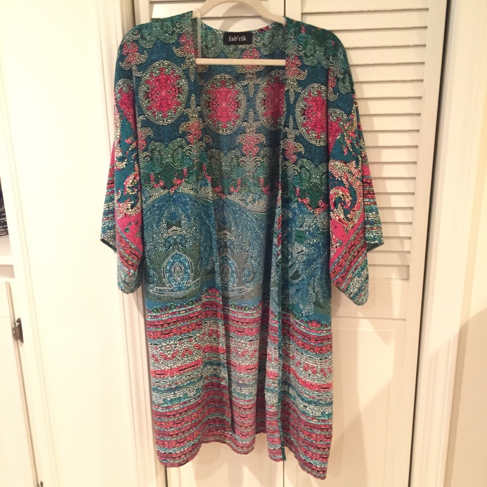Women’s Fab’rik Multi Colored Kimono M